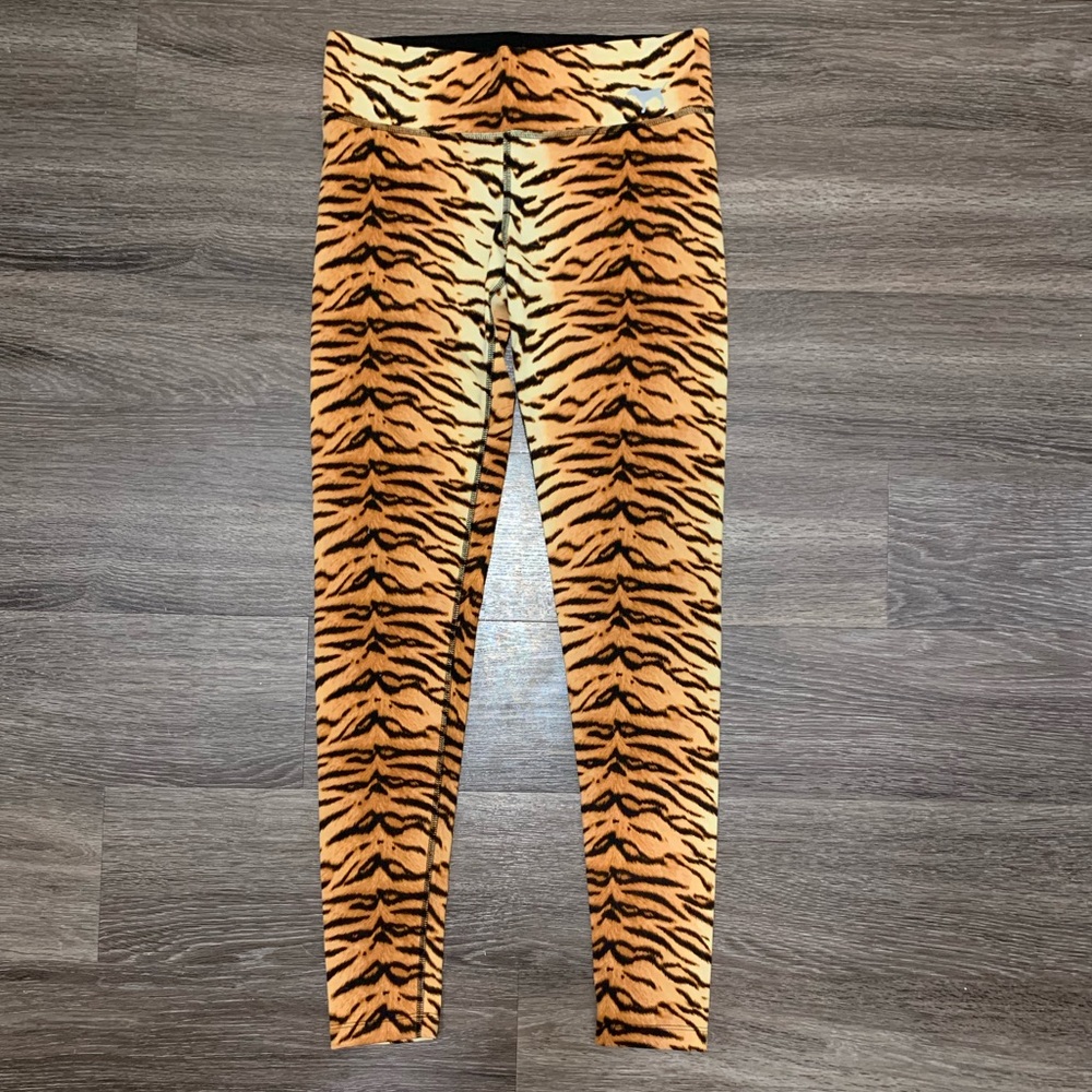XS PINK High Waist Tiger Print Leggings